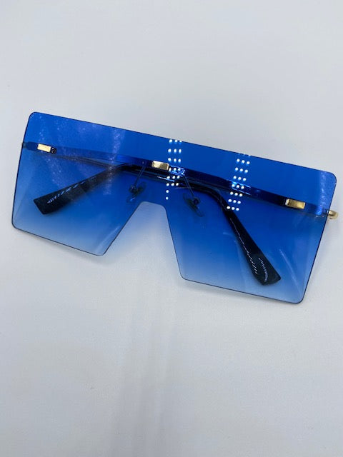 High-Class Rimless Sunglasses.