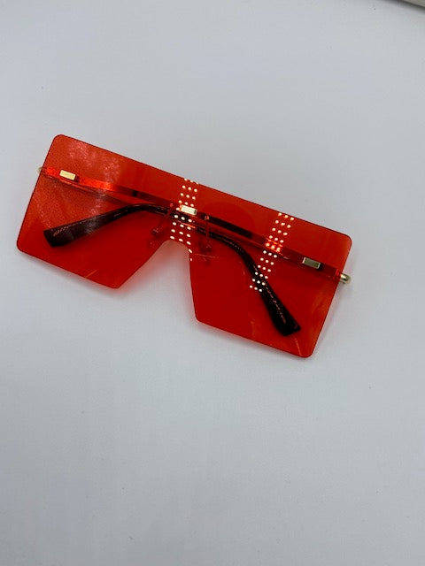 High-Class Rimless Sunglasses.