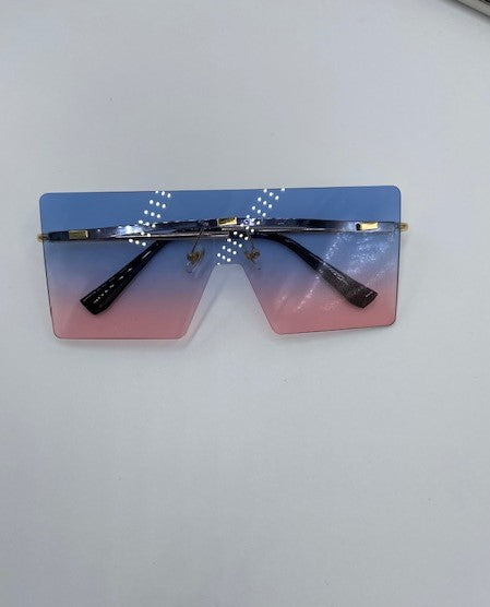 High-Class Rimless Sunglasses.