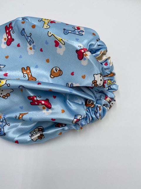 Kids Satin Bonnet.