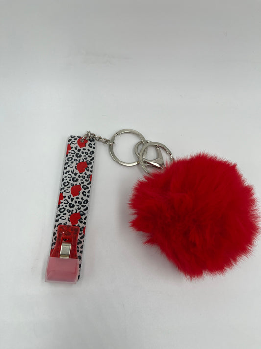 Red keychain